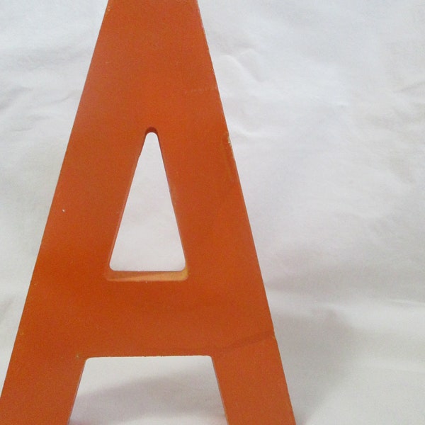 Hard plastic individual letters, One of each, letters ready to design,  M-9" x 8" x 1/4"   A,G, I, 8" X 5" X 1"