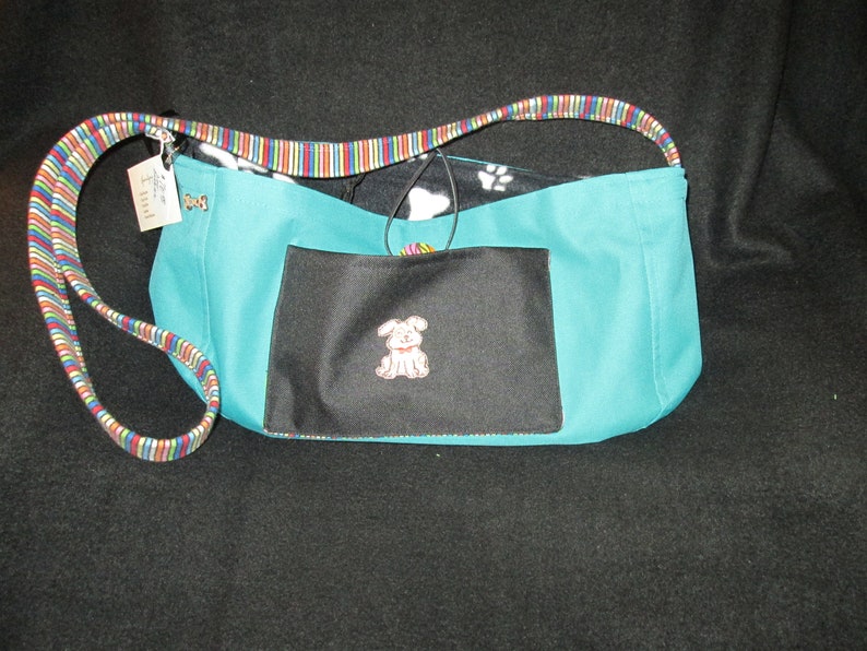 Medium canvas dog carrier, removable fleece lining, dog tote, sa Medium canvas dog carrier, removable fleece lining, dog tote, sa