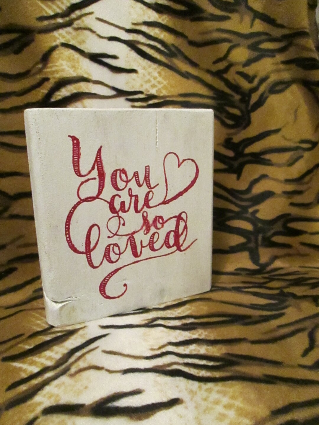 You Are so Loved Wood Sign, Valentine Wood Sign, Love Wood Sign, Shelf Sitter, Tier Tray Wood