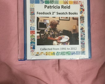 Patricia Reid Feedsack 2" swatch book DVD