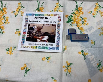 Patricia Reid Feedsack 2” swatch book flash drive