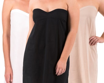 Strapless Cotton Slip Dress Spirituelle Zara Above the Knee