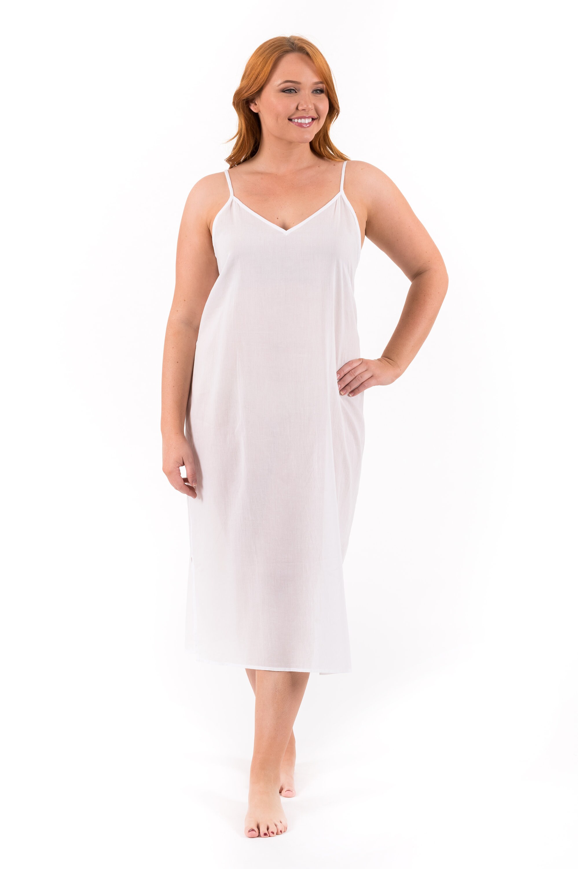 black full slip plus size