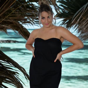 Cotton Strapless Slip Dress | Zara : Sweetheart Neckline, Above Knee image 5