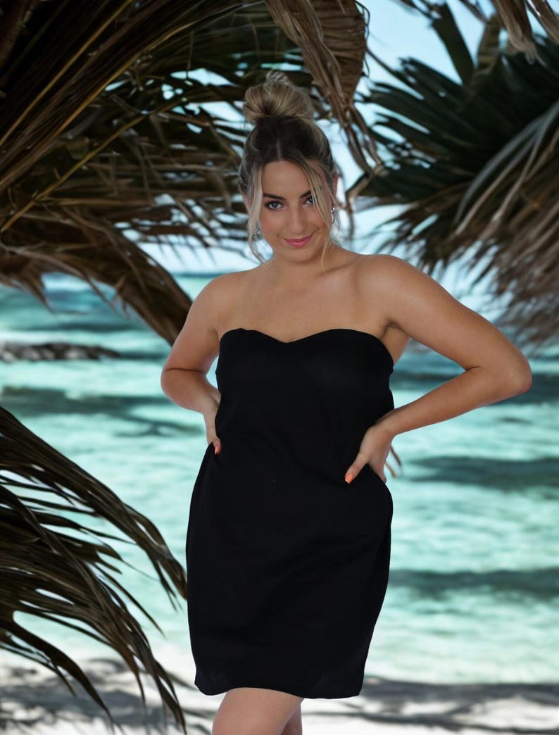 Cotton Strapless Slip Dress | Zara : Sweetheart Neckline, Above Knee image 5