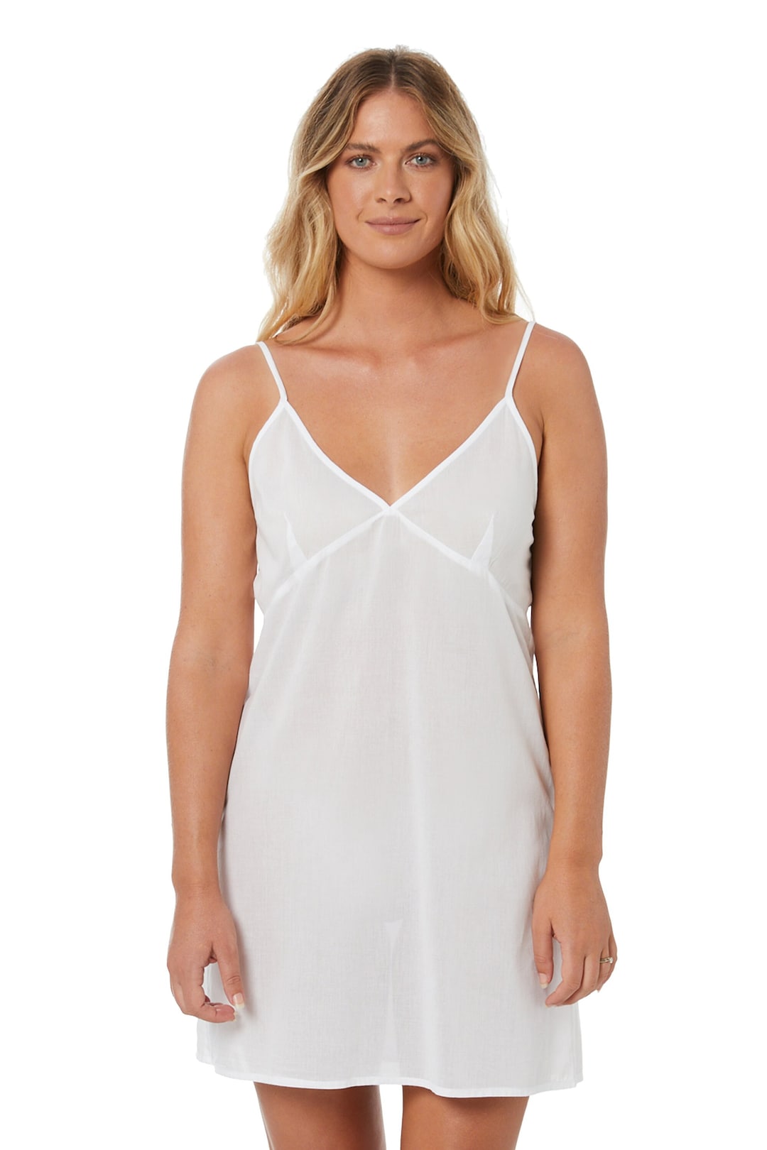 Cotton Summer Slip Dress Clara Lightweight Layering With