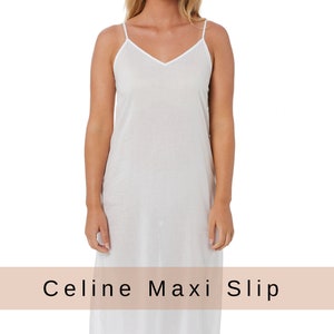 Cotton Voile Slip Dress: Lightweight Layering - Maxi Dress & Kaftan Cover-Up