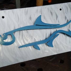 Placa de Tarpon para Pescador ou Presente para Pai, Marido, Irmão