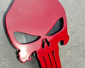 Punisher trailer hitch cover