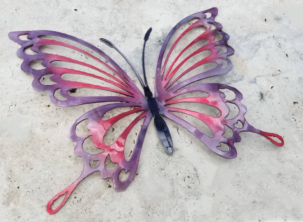 15 Metal Butterfly Wall Art, Butterfly Decor, Butterfly Garden, Butterfly  Decor, Aluminum Butterfly, Outdoor Decor, For Girls Room