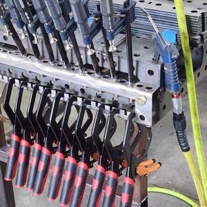 Shop Vise Grip and Clamp Organizer, Fixture Table Organization, Holds Up to 50 Tools