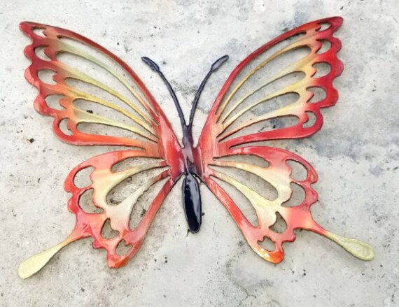 Metal Butterfly Wall Art, Butterfly Decor, Butterfly Garden, Butterfly Decor,  Aluminum Butterfly, Outdoor Decor, Butterflies for Girls Room