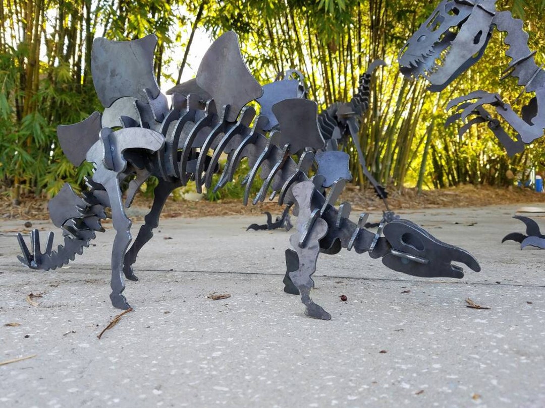 Metal Stegosaurus, Stegosaurus Yard Art, READY to Ship, Metal