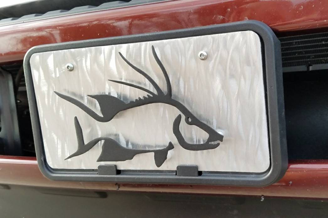 Hogfish Front License Plate, License Plate Fishing, Front Fish License Plate,  License Plate Men, License Plate Art, Plate Frame