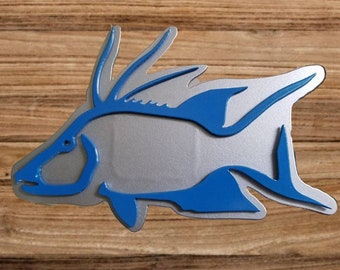 Hogfish Trailer Hitch Cover, Hogfish Hitch Plug, Custom Hitch Cover for Fisherman, Fishing Hitch Plug