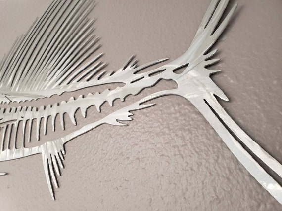 Sailfish Wall Art, Metal Sailfish Wall Art, Aluminum Art