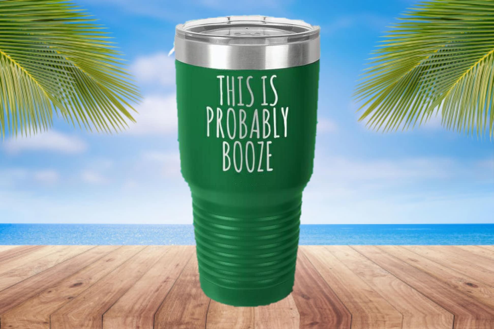 This is Probably Whiskey Laser Etched Metal Tumbler/Metal Travel Cup/Stainless  Steel Coffee Mug/Travel To-Go Tumbler/Insulated Tumbler/Funny