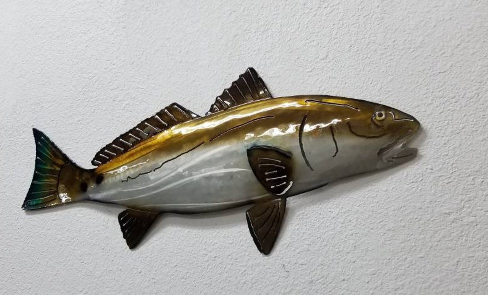 Aluminum Red Drum Wall Art Fishing Enthusiast Father's Etsy