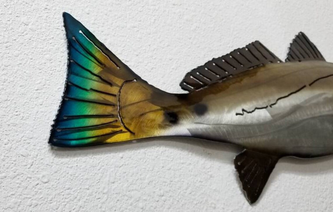 Aluminum Red Drum Wall Art Fishing Enthusiast Father's Etsy