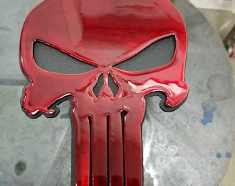 Punisher Trailer Hitch Cover limited edition, Truck Accessories, Car Accessories, Steel Punisher Skull