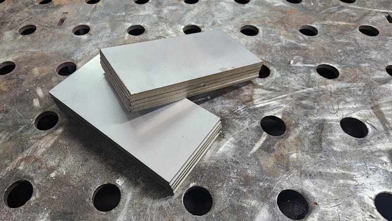 2"x4" Stainless Steel weld coupons