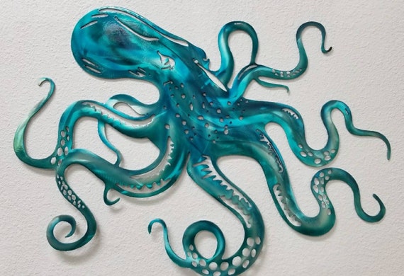 Octopus Metal Wall Art