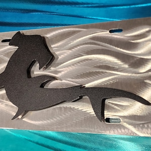Hammerhead Shark Front License Plate, Fishing Novelty Plate, Shark License Tag, Ocean Themed Novelty License Plate, Fishing Gift or Trophy