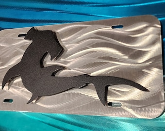 Hammerhead Shark Front License Plate, Fishing Novelty Plate, Shark License Tag, Ocean Themed Novelty License Plate, Fishing Gift or Trophy
