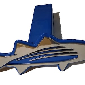 Engate para robalo listrado, capa para engate de reboque, engate de reboque para pescador, presente para pai ou marido, enfeite para caminhão, engate para peixe listrado