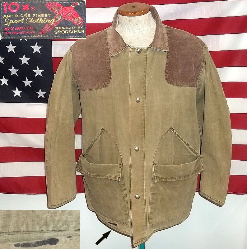 1960s 10x Walls Hunting Coat Jacket America S Finest Clothing Size Large Olive Color Good Condition Neat Presentable