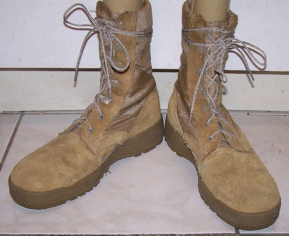 McRae US Army Desert Combat Boots: Suede Cordura,… - image 1