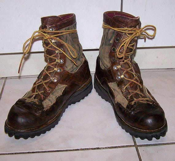 Danner Sierra Goretex Hunting Boots: Cabelas Brown Leather Camo