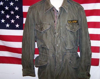 【50s】 M-51 US ARMY Vintage Mods Coat Type M-51 U.S. Military mods Coat Jacket men Size S Vintage