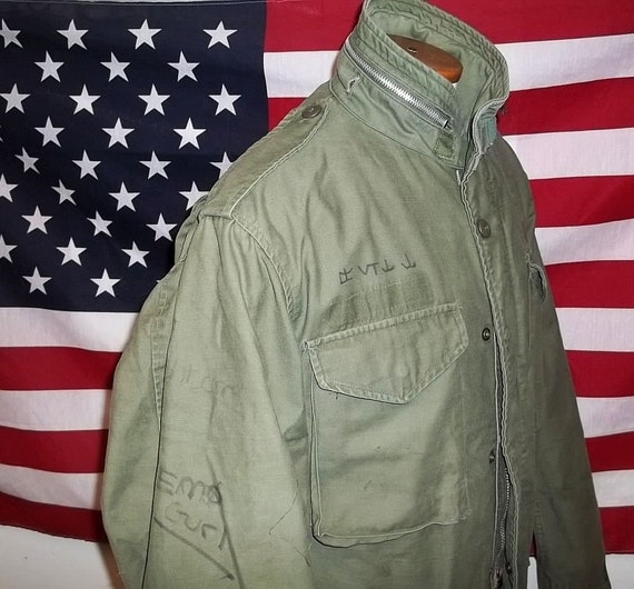 M65 field jacket 1968 dated Vietnam era Sportsmas… - image 5