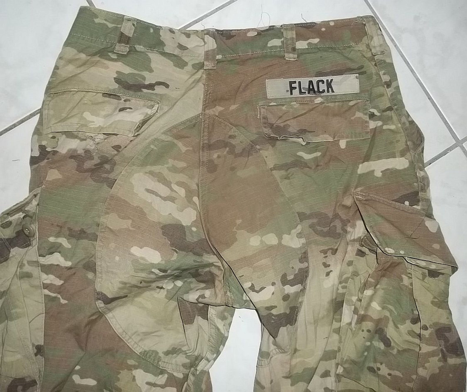 US Army Camo Pants Multicam BDU Insect Repellent Uniform Cargo Etsy
