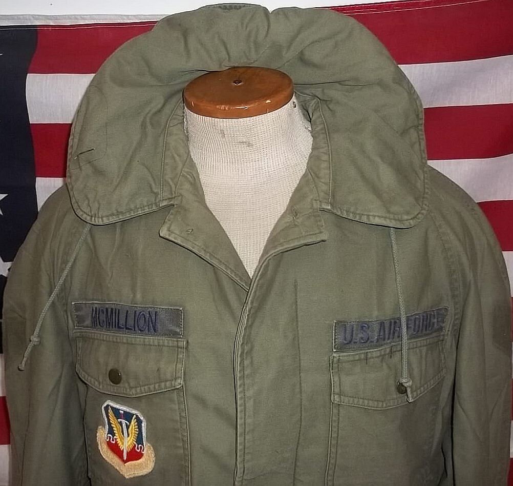 USAF field jacket with hood military US Air Force Vietnam war | Etsy