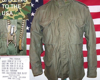 M65 field jacket 1982 issue vintage by So Sew Styles OG-107 color small regular laundered very good condition free shipping to USA