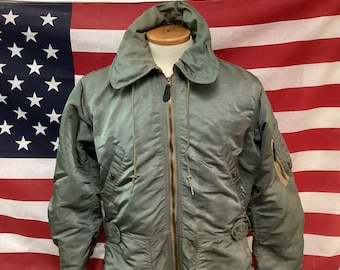 Vintage USAF CWU-1/P Flight coveralls Sage Green Military suit medium regular