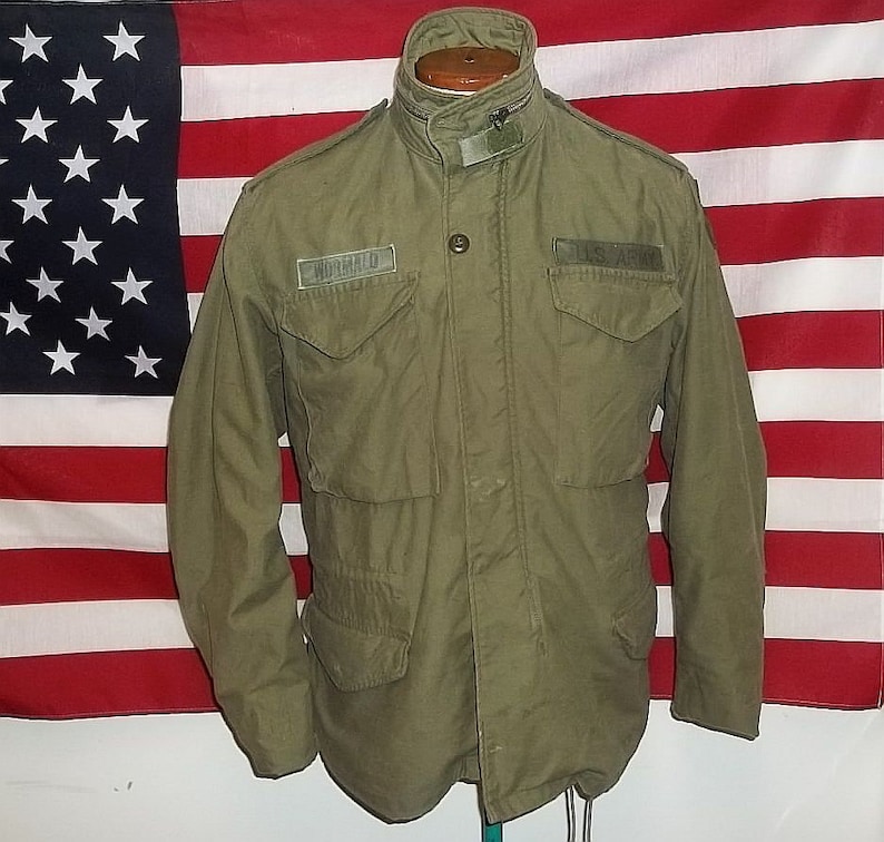 Vietnam M65 field jacket war era US Army vintage military Etsy