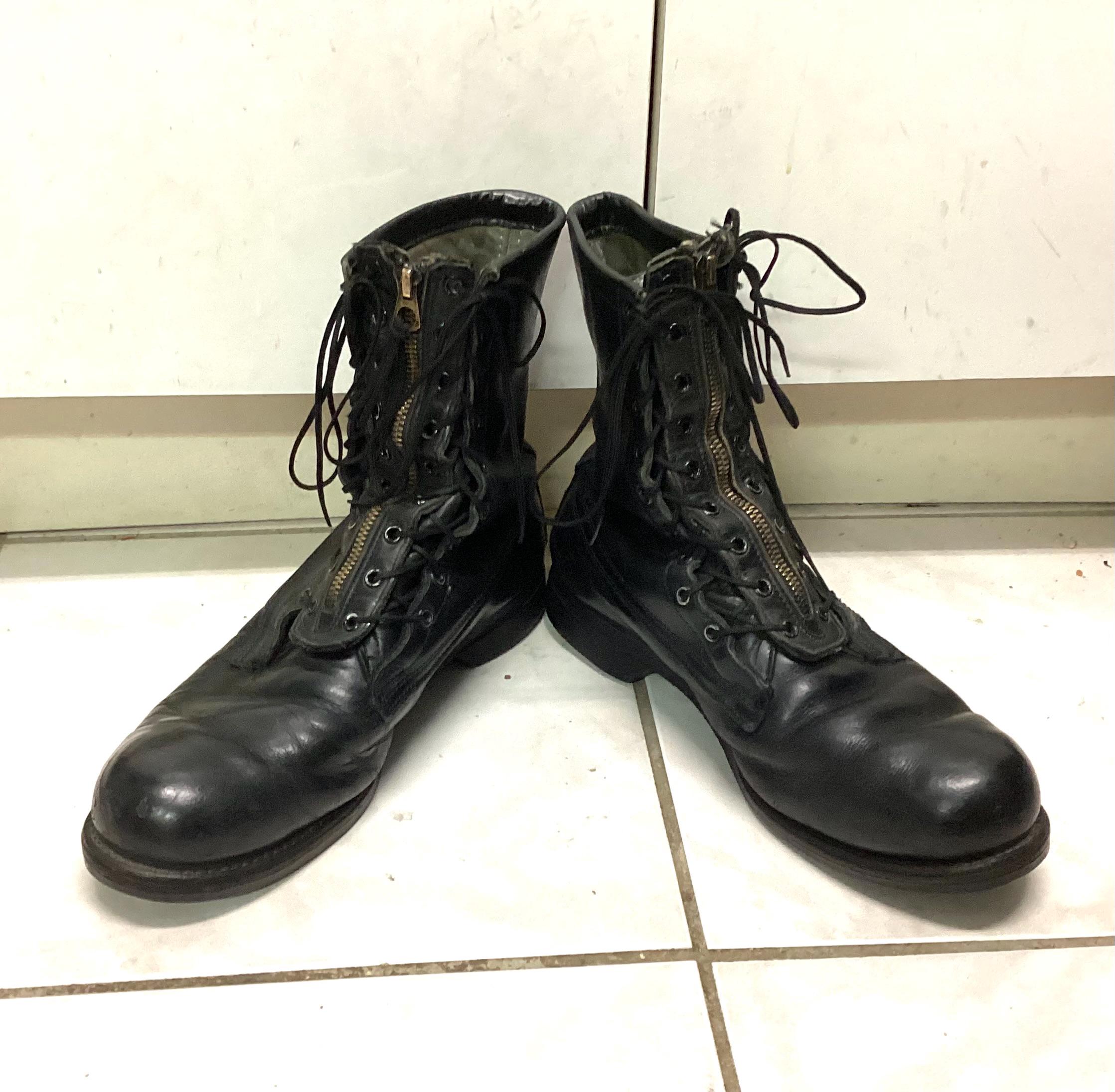Addison Shoe Company Combat Zipper Boots Size 8D Vintage 29 Nov 1986 Addison Zipper Boots for Men | Mercari main image 3