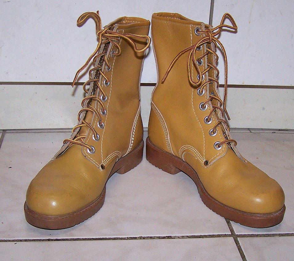 Vintage Tuf Mac Work Boots, Canadian Leather, US Mens 8 EE