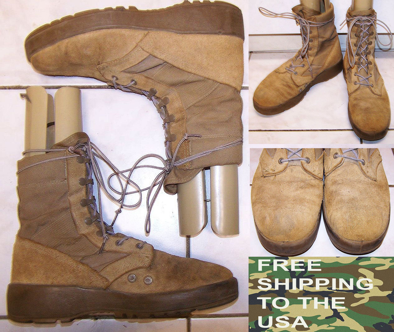 Desert Combat Boots -  New Zealand