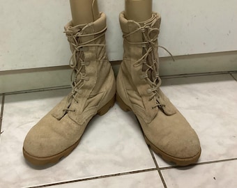 Desert Combat Boots Wellco With Panama Soles US Army Tan  display picture 3