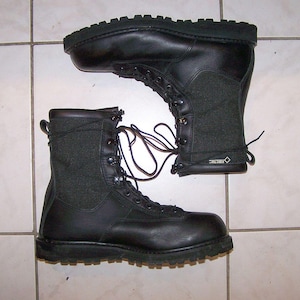 VTG Rocky USA Black Genuine Leather Combat Performance Thinsulate Boots 11.5M Vintage Rocky Boots - Etsy main image 4