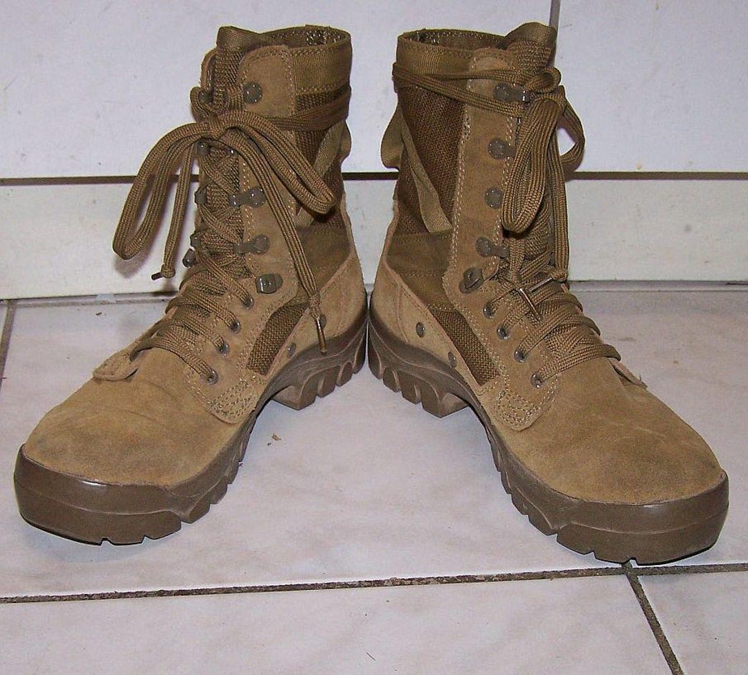 Garmont T8 Bifida Tactical Boots: Tan Leather Cordura, US  display picture 2