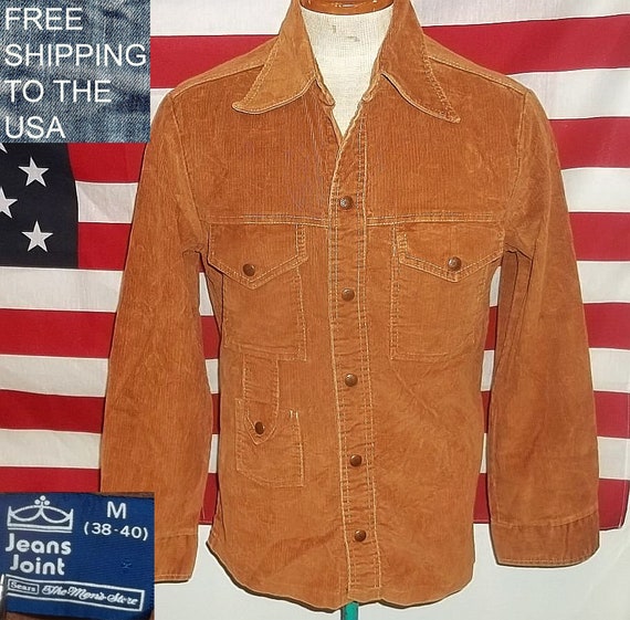 Vintage SEARS corduroy shirt Jeans Joint overshirt