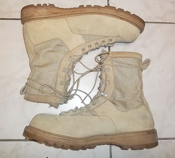 Rocky Goretex Army Combat Boots Tan 