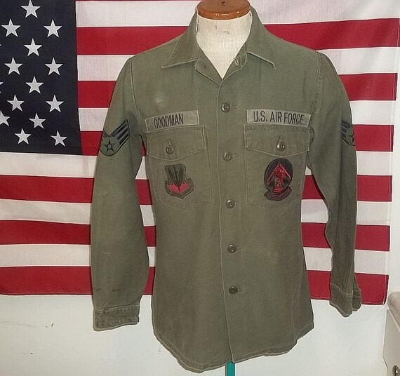 NOS USMC Utility Cover Cap OG-107 Sateen Sz L