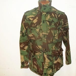 Veste commando britannique, Smock, avec capuche, coupe-vent, DPM camo