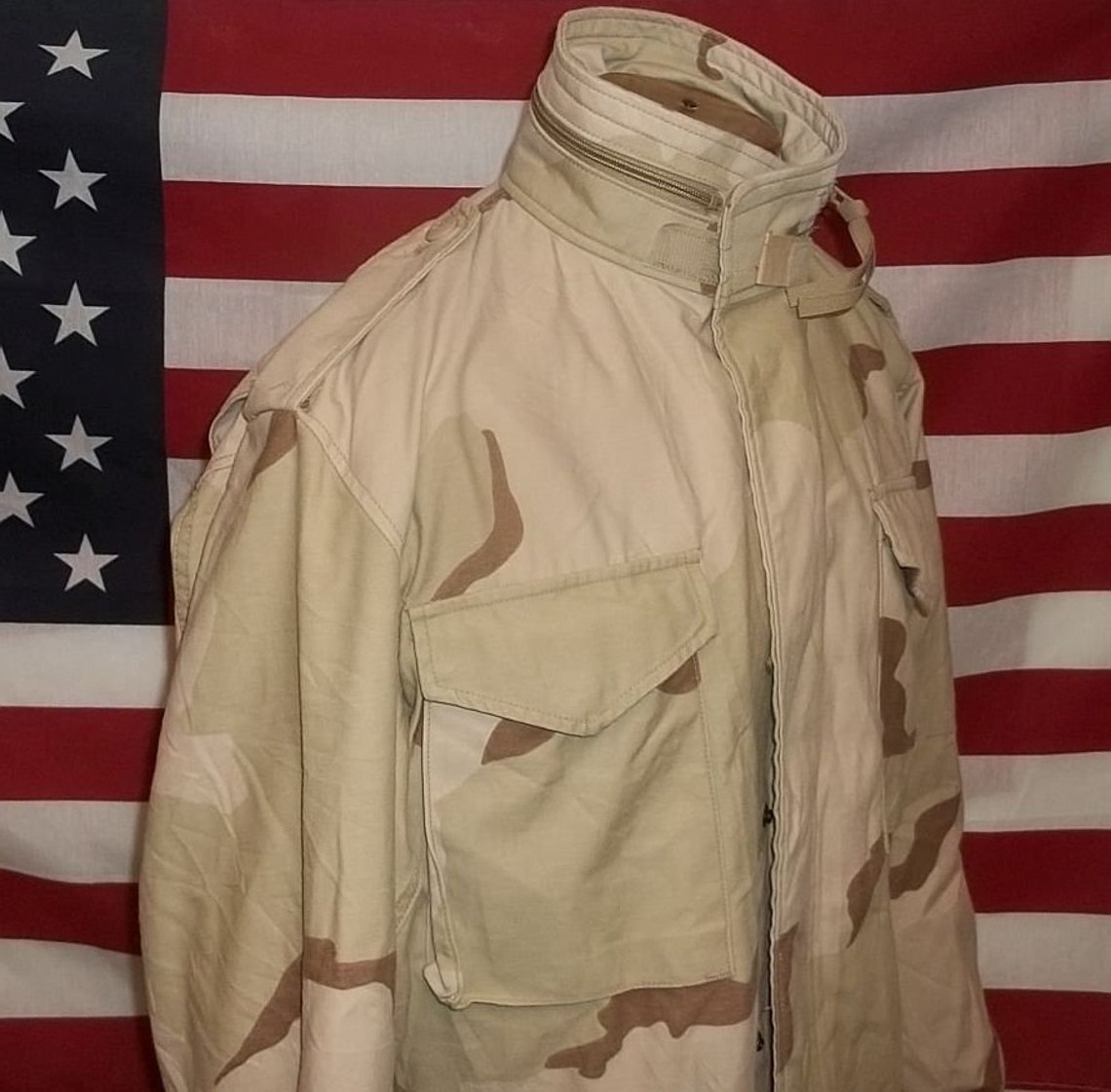 Desert Camo M65 Field Jacket US Army Air Force Tricolor Etsy Canada